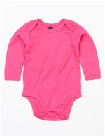 Babybugz Langarm-Babybody aus Bio-Baumwolle – Fuchsia