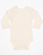 Babybugz Langarm-Babybody aus Bio-Baumwolle – Organic Natural