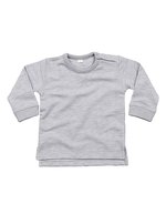 Baby Sweatshirt – Heather Grey Melange