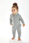 Babybugz Pantaloni felpa per Bambini in Cotone Biologico con polsino, Black 2-3 Jahre, BZ33 – immagine 2