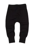 Babybugz Pantaloni felpa per Bambini in Cotone Biologico con polsino, Black 2-3 Jahre, BZ33 – immagine 4