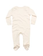 Babybugz Baby Sleepsuit With Scratch Mitts Organic Natural 0-3 Monate (BZ35), BZ35 – Bild 4
