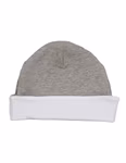 Babybugz Bonnet réversible bébé en Coton Bio, White/Red One Size, BZ44 – image 4