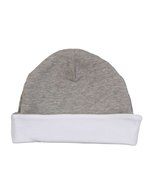 Babybugz Baby Wendemütze aus Bio-Baumwolle, White/Heather Grey Melange One Size, BZ44 – Bild 4