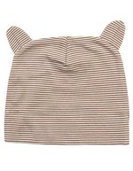 Babybugz Kuschelige Baby-Mütze mit Ohren, Organic Natural/Mocha One Size, BZ51 – Bild 1