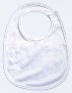 Babybugz Einlagiges Lätzchen aus Bio-Baumwolle – White