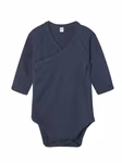 Babybugz Body kimono manches longues en Coton Bio, Black 0-3 Monate, BZ60 – image 3