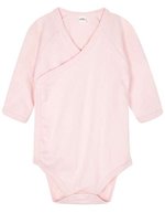 Babybugz Langarm Kimono-Bodysuit aus Bio-Baumwolle – Powder Pink