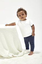 Babybugz Bio-Baumwolle Baby T-Shirt mit Druckknöpfen, Black 3-6 Monate, BZ61 – Bild 1