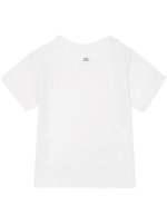 Babybugz Bio-Baumwolle Baby T-Shirt mit Druckknöpfen – White