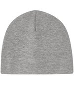 Babybugz Babymütze aus Bio-Baumwolle mit Bündchen – Heather Grey Melange