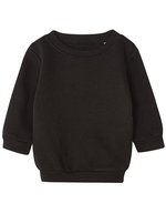 Babybugz Baby Essential Sweatshirt aus Bio-Baumwolle – Black