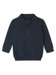 Babybugz Felpa con zip a un quarto per Bambini in Cotone Biologico, Navy 6-12 Monate, BZ66 – immagine 3