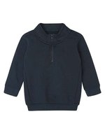 Babybugz Baby Quarter Zip Sweatshirt aus Bio-Baumwolle – Navy