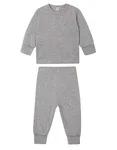 Babybugz Organic Cotton Baby Pyjamas with Ribbed Cuffs, Heather Grey Melange 2-3 Jahre, BZ67 – image 2