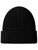 Beanie mit Merinowolle – Black