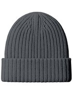 Beanie mit Merinowolle – Dark Grey