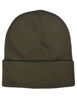 L-merch rPET Beanie aus recyceltem Polyester – Olive Green
