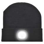 L-merch LED Beanie Black One Size (C1458), C1458 – Bild 3