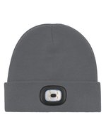 L-merch LED Beanie Black One Size (C1458) – Dark Grey