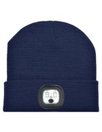 L-merch LED Beanie Black One Size (C1458) – Navy