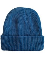 Strickmütze Waffeloptik – Petrolio