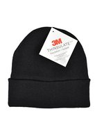 L-merch Thinsulate Strickmütze mit Umschlag – Black