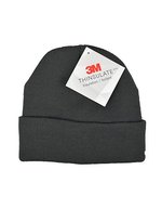 L-merch Thinsulate Strickmütze mit Umschlag – Dark Grey