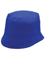 L-merch Baumwoll-Sonnenhut mit verstärkter Krempe, Black One Size, C150 – Blu reale