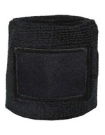 L-merch Sport-Schweißarmband aus Baumwollmix – Black