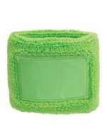 L-merch Sport-Schweißarmband aus Baumwollmix – Light Green