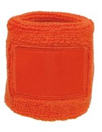 L-merch Sport-Schweißarmband aus Baumwollmix – Orange