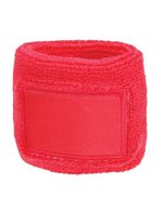 L-merch Sport-Schweißarmband aus Baumwollmix, Black One Size, C1520 – Rosa