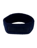 L-merch Kopfschweißband aus Baumwolle, personalisierbar – Navy