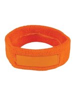 L-merch Kopfschweißband aus Baumwolle, personalisierbar – Orange