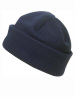 L-merch Fleece Mütze Bonneti mit Krempe – Blue