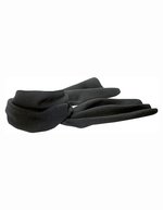 L-merch Fleece Schal Scarp in Schwarz oder Blau – Black