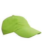 L-merch 5-Panel-Cap aus Baumwolle für Kinder – Lime Green