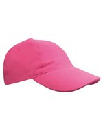 L-merch 5-Panel-Cap aus Baumwolle für Kinder, Dark Grey One Size, C1750 – Rosa
