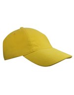 L-merch 5-Panel-Cap aus Baumwolle für Kinder, Dark Grey One Size, C1750 – Giallo