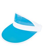 Sunvisor PVC – White/Light Blue