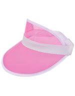 Sunvisor PVC – White/Pink