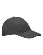 L-merch Heavy Brushed Cap aus Baumwolle, Black One Size, C1926 – Dark Grey