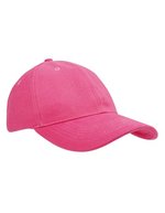 L-merch Heavy Brushed Cap aus Baumwolle, Black One Size, C1926 – Pink