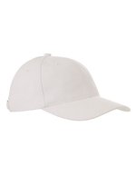 L-merch Heavy Brushed Cap aus Baumwolle, Black One Size, C1926 – White