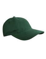 L-merch Gebürstete Baumwoll-Cap mit Klettverschluss – Bottle Green