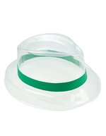 L-merch Elastisches Hutband aus Polyester 70 cm, Black One Size, C2071 – Verde bottiglia