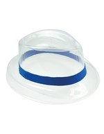 L-merch Elastisches Hutband aus Polyester 70 cm, Black One Size, C2071 – Blu reale