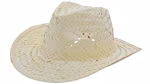 L-merch Chapeau de paille avec ruban ajustable, Natural One Size, C2072 – image 2