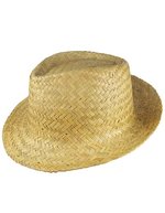 L-merch Promo Mafia Strohhut aus Seegras, Natural One Size, C2074 – Bild 2
